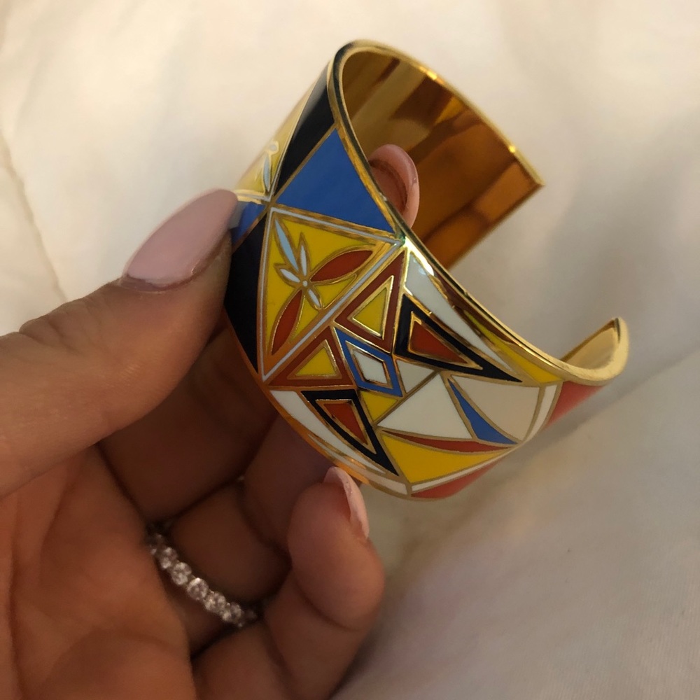 Tory Burch enamel cuff
